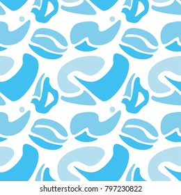 Blue pattern abstract vector illustration