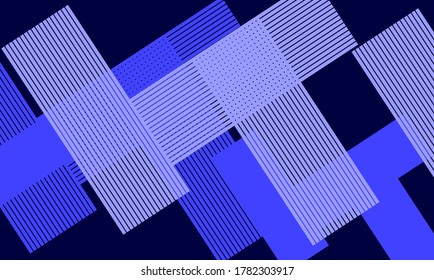 Blue pattern background. Blue line background.