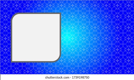 blue pattern background made from round and square