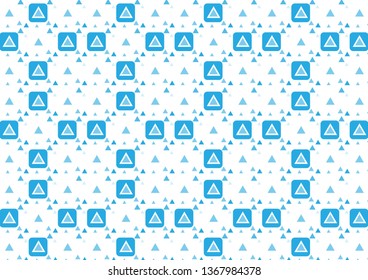 Blue pattern background. For textile, holiday decoration, fabric, cloth, gift paper, prints, decor. Vector illustration
