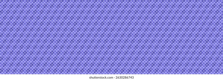 Padrão Azul Com Cubo No Fundo Transparente Do Tabuleiro De Verificação. Textura Geométrica Com Cubos E Grade. Ilusão óptica 3d. Bg Azul Abstrato Com Design De Verificador. Gráfico Vetorial Tecnológico Com Blocos De Geometria.