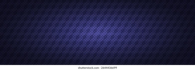 Blue Pattern With Cube On Transparent Checkerboard Background. Geometric Texture With Cubes And Grid. 3d Optic Illusion. Blue Abstract Bg With Checker Design. Tech Vector Graphic With Geometry Blocks.