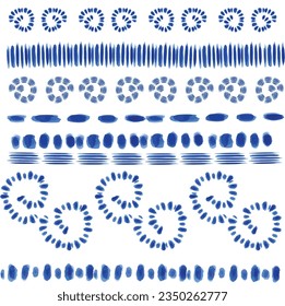 Blue pattern. Fashion and more