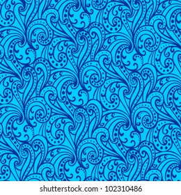 blue pattern in modern style. Vector Illustration