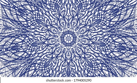 blue pattern on a transparent background vector