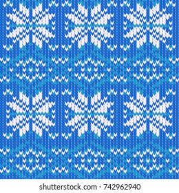 Blue pattern snowflakes decoration, hand drawn winter ornament.  New year fashion motif can be used to print on the phone, for paper, textile, cloth fabric print. Merry christmas card with background.