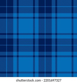 Blue Pattern textile seamless tartan plaid vector texture. traditional fashion