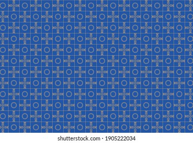 A blue pattern vector background pattern