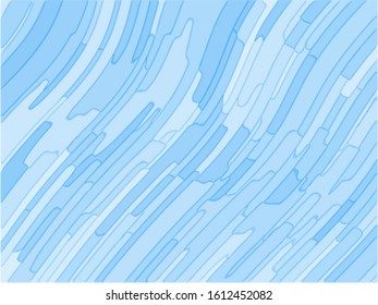 Blue pattern. Wave design. Digital image with wavy stripes. Vector illustration