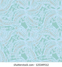 blue patterned pattern in vintage style