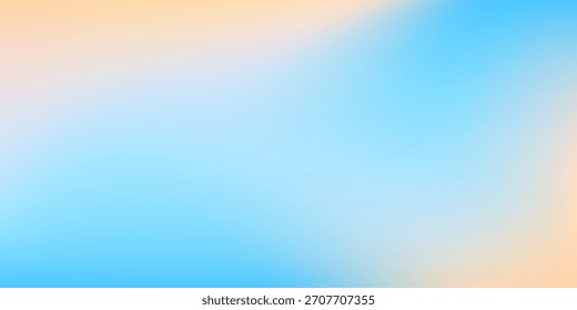 Fondo de color suave azul y melocotón con fondo abstracto borroso