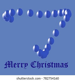 Blue pearl, gift, holiday, balls, background light abstraction.