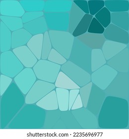 Blue pebbles. Abstract vector background. Presentation template.