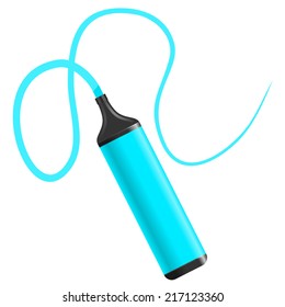 Blue pencil