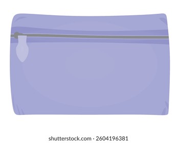 Blue pencil case. vector illustration