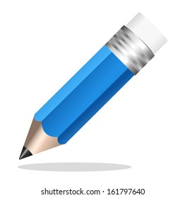 blue pencil icon