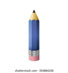 Blue pencil icon