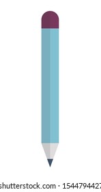 blue pencil write isolated icon