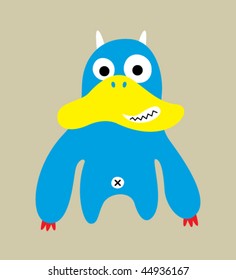 blue penguin monster