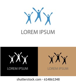 blue people company logo