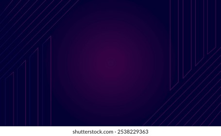 Blue and perpale abstract presentation background with stripes lines