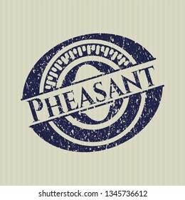 Blue Pheasant rubber seal