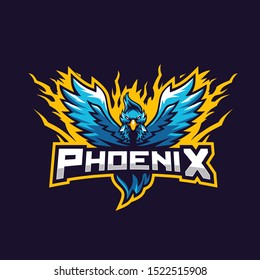 blue phoenix logo for esport