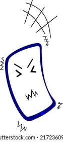icono de llamada de teléfono azul para tu proyecto