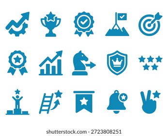 Icono azul del Vector del gráfico circular aislado en el fondo blanco. Diagrama circular de estilo plano de Profesional para análisis de datos comerciales, informes financieros, estadísticas de participación de mercado y presentación de infografías.