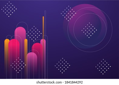 
Blue and pink abstract background. or art. geometric. 