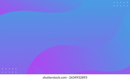 Blue and pink abstract background. Dynamic sound wave. Design element. Vector illustration