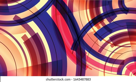 Blue and pink abstract background, good for covers, business presentations, visual identity and company visuals.