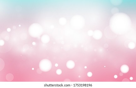 Blau und rosa abstrakter unscharfer Hintergrund mit unscharfem Bokeh-Lichteffekt für Hochzeitsvektormagie-Urlaubsposter-Design.