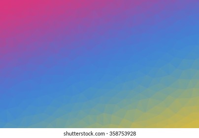 Blue pink abstract geometric low poly background. Abstract vector wallpaper. Vector illustration for business, web, and applications.