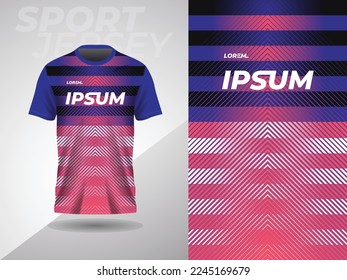 blue pink abstract sports jersey football soccer racing gaming motocross cycling running