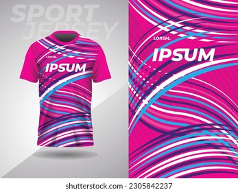 blue pink abstract sports jersey football soccer racing gaming motocross cycling running