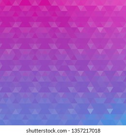 blue and pink abstract triangle design. polygonal style 