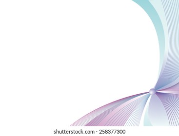 blue and pink background with waves