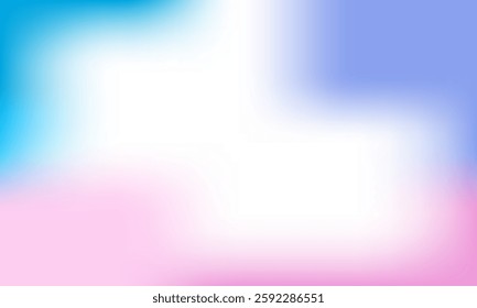 A blue and pink background with a white line