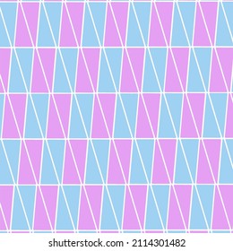 Blue pink blocks simple vector pattern backgorund