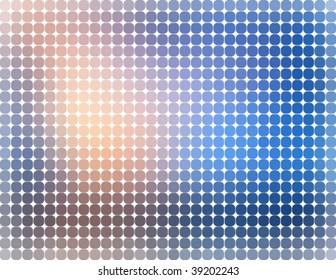 blue and pink circle tiles mosaic, vector