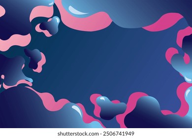Blue and pink color background, Abstract background, illustration background 
