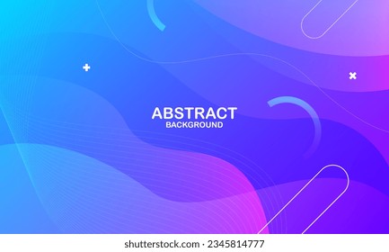 Blue and pink color gradient background. Vector illustration