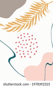 Blue and Pink Decoration Set Vector Memphis Background. Graphic Feminine Illustration. Shapes Female Wallpaper. Nude Brush Lady Templates.