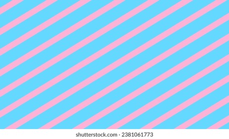 Diagonalstreifen in Blau und Rosa