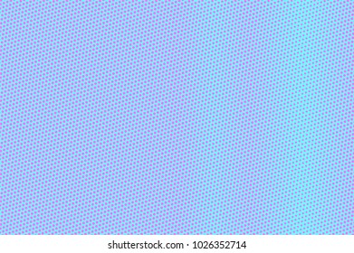 	
Blue pink dotted halftone. Smooth vertical dotted gradient. Half tone vector background. Artificial texture. Pink dots on cyan backdrop. Modern pop art design template. Glitch halftone texture
