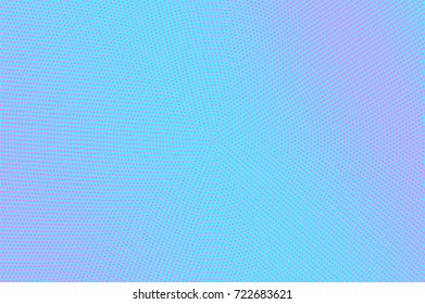 Blue and pink dotted halftone vector background. Winter seasonal banner template. Subtle dotted pattern. Abstract dotted gradient. Pop art design. Grungy halftone texture. Violet blue background