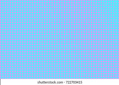 Blue and pink dotted halftone vector background. Winter seasonal banner template. Vintage dotted pattern. Regular dotted gradient. Pop art design. Grungy halftone texture. Violet blue background