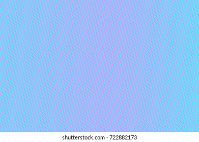 Blue and pink dotted halftone vector background. Winter seasonal banner template. Vintage dotted pattern. Abstract dotted gradient. Pop art design. Grungy halftone texture. Violet blue background
