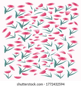 blue pink flower pattern is a picture of a flower that is very suitable to be used as wallpapper, back ground and others